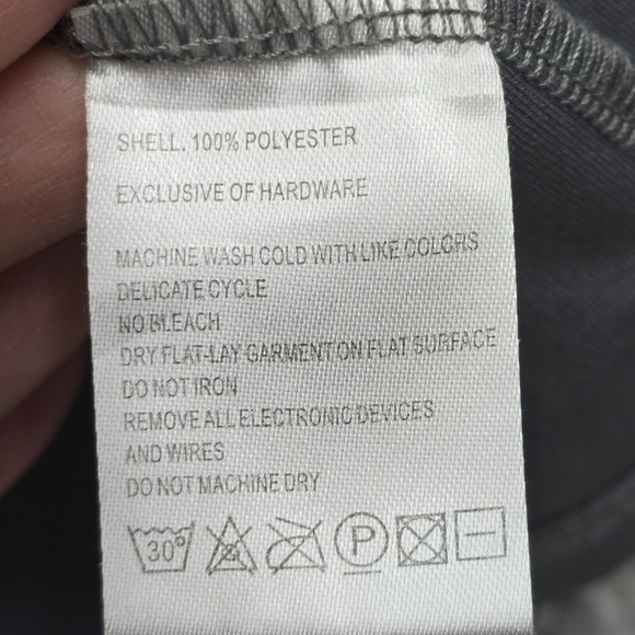 Scottevest Mens Tech Long Sleeve Pullover Shirt Size L Gray Travel Utility - Picture 7 of 14